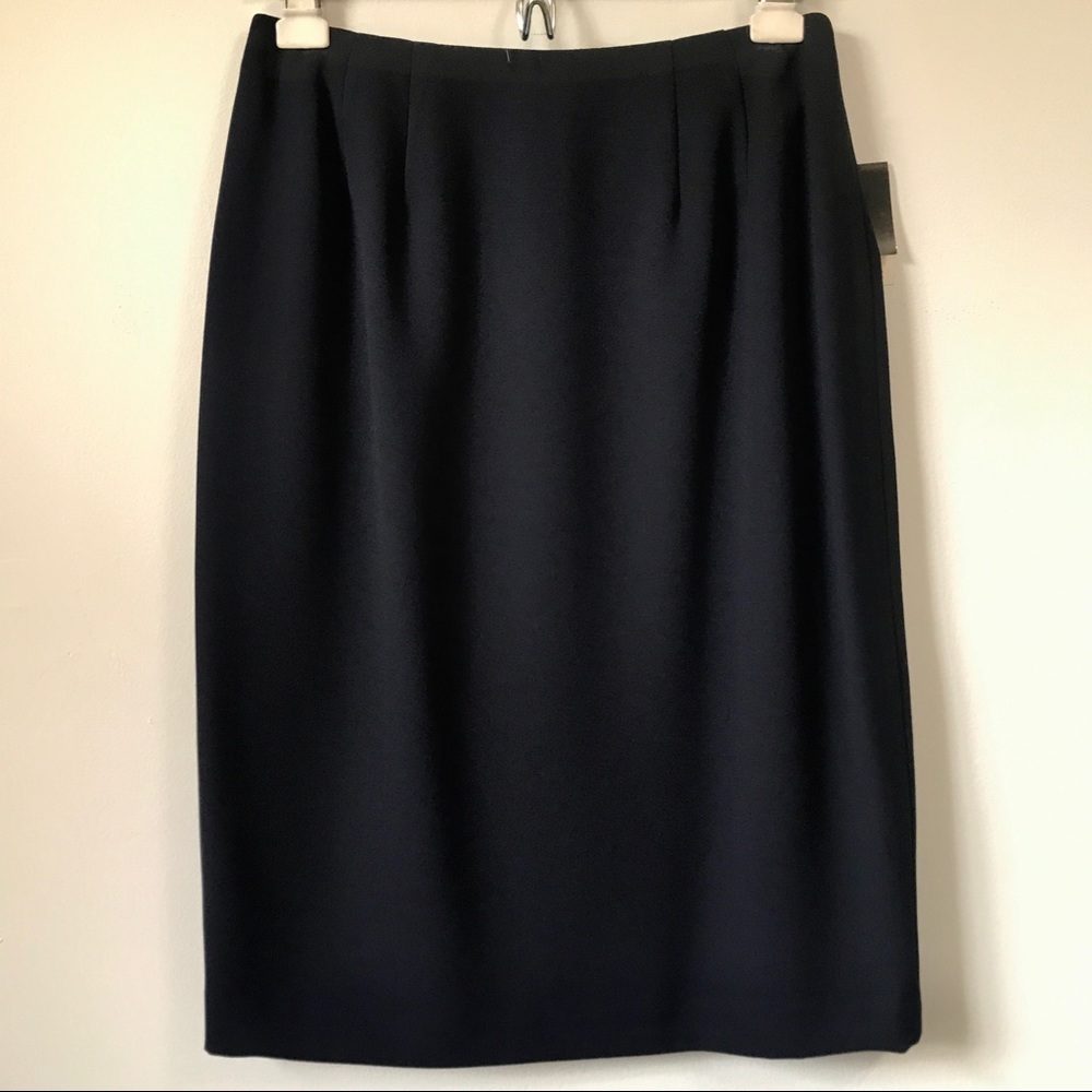 Valerie Stevens Navy Blue Pencil Skirt, Size 8
